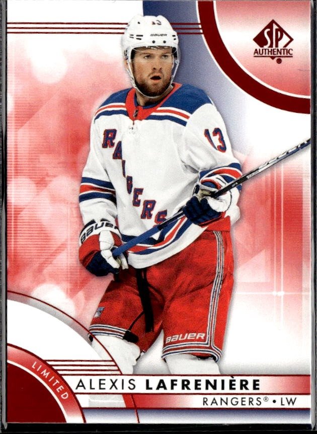 2023-24 Upper Deck SP Authentic Hockey Limited Red #17 Alexis Lafrenière
