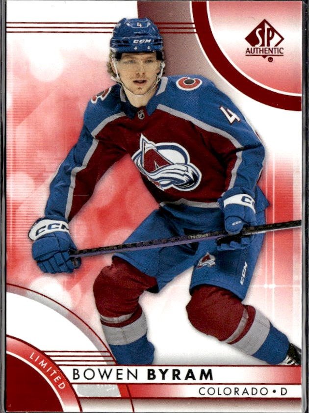2023-24 Upper Deck SP Authentic Hockey Limited Red #82 Bowen Byram