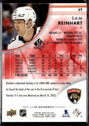 2023-24 Upper Deck SP Authentic Hockey Limited Red #69 Sam Reinhart (2)