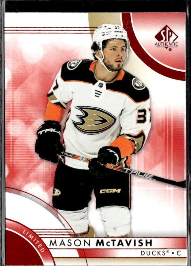 2023-24 Upper Deck SP Authentic Hockey Limited Red #81 Mason McTavish