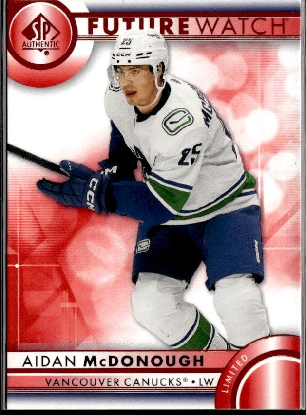 2023-24 SP Authentic Hockey Limited Red #144 Aidan McDonough Rookie