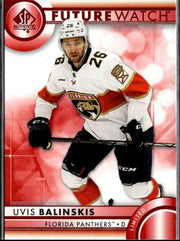 2023-24 Upper Deck SP Authentic Hockey Future Watch R Rookie #161 Uvis Balinskis