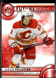 2023-24 Upper Deck SP Authentic Hockey Future Watch Red #114 Jakob Pelletier