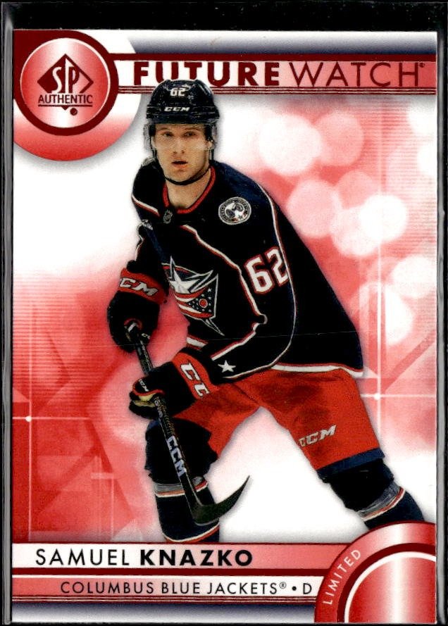 2023-24 SP Authentic Hockey Future Watch Red Rookie #162 Samuel Knazko