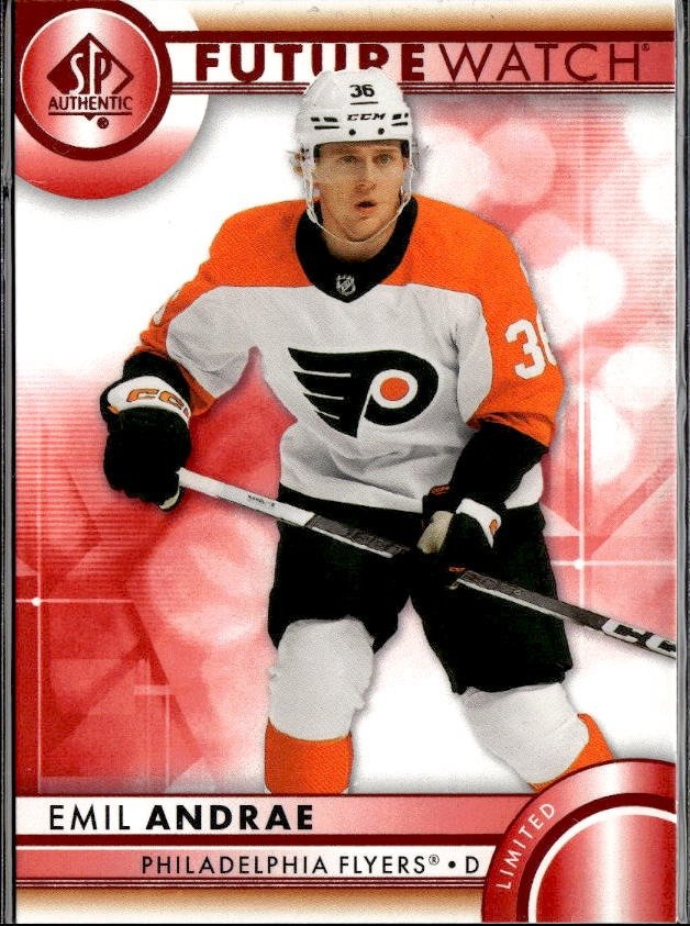 2023-24 SP Authentic Hockey Future Watch Rookie Red #182 Emil Andrae