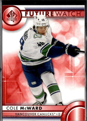 2023-24 Upper Deck SP Authentic Hockey Future Watch Red Rookie #167 Cole McWard