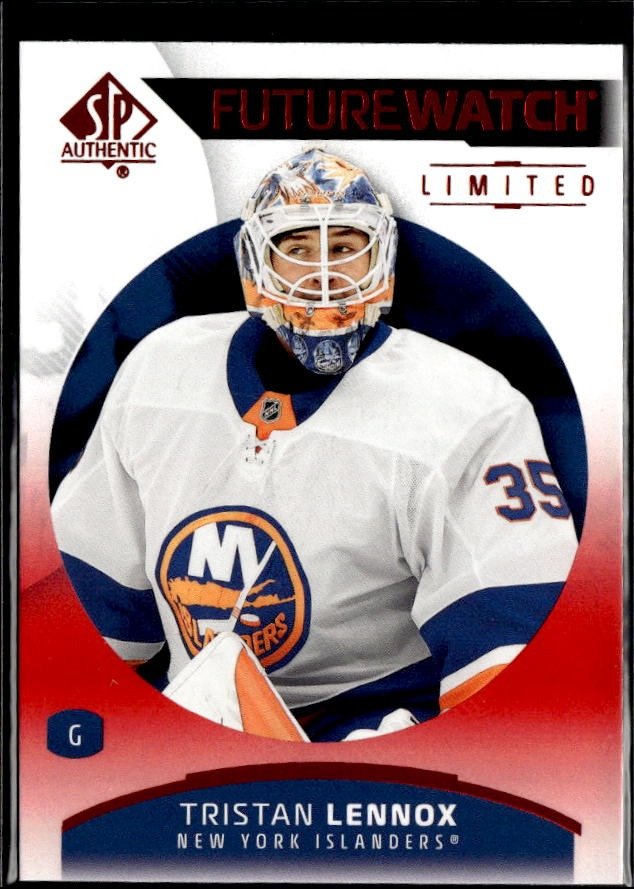 2025-26 SP Authentic SP Authentic Future Watch Limited Red Rookie Tristan Lennox