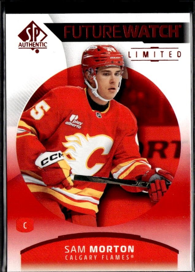 2025-26 SP Authentic SP Authentic Future Watch Limited Limited Red Sam Morton