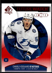 2025-26 SP Authentic SP Authentic Future Watch Limited Charle-Edouard D'Astous
