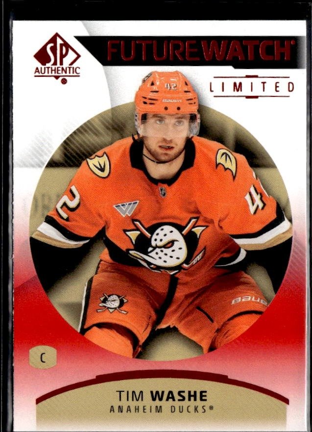 2025-26 SP Authentic SP Authentic Future Watch Limited Red Rookie #152 Tim Washe