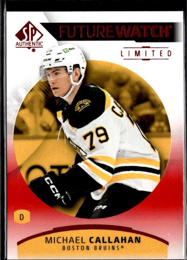 2025-26 SP Authentic SP Authentic Future Watch Limited Red Michael Callahan
