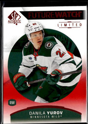2025-26 SP Authentic SP Authentic Future Watch Limited Red Rookie Danila Yurov