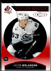 2025-26 SP Authentic SP Authentic Future Watch Limited Jacob Melanson