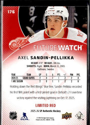 2025-26 SP Authentic SP Authentic Future Watch Limited Red Axel Sandin-Pellikka (2)