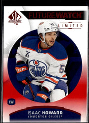 2025-26 SP Authentic SP Authentic Future Watch Limited Red Rookie Isaac Howard