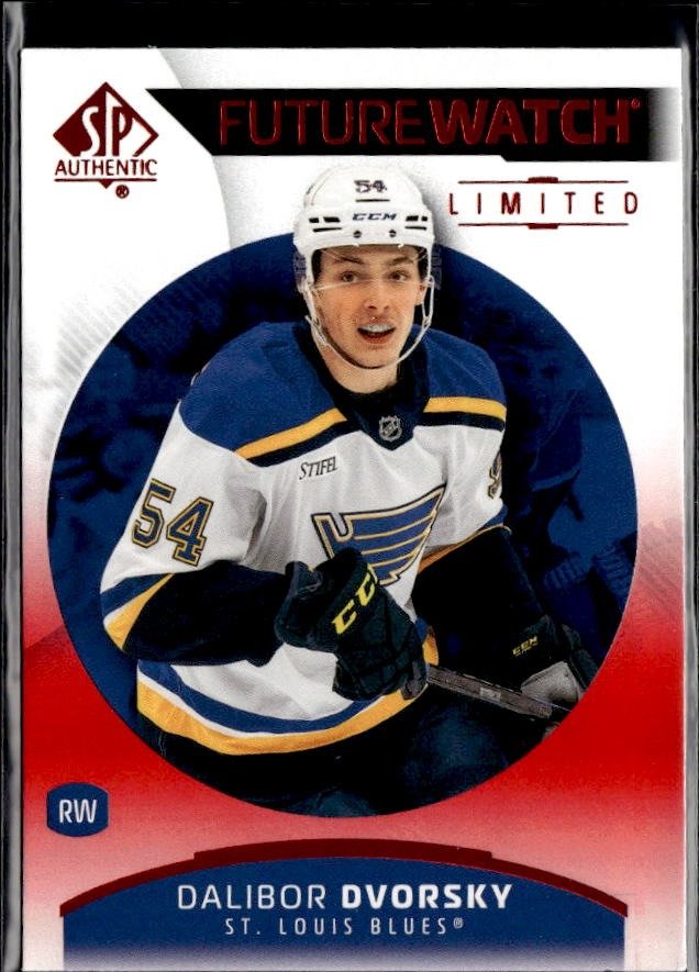 2025-26 SP Authentic SP Authentic Future Watch Limited Red Dalibor Dvorsky