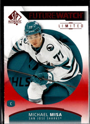 2025-26 SP Authentic Hockey Future Watch Limited Red Rookie #169 Michael Misa