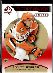 2025-26 SP Authentic SP Authentic Future Watch Limited Red Beckett Sennecke