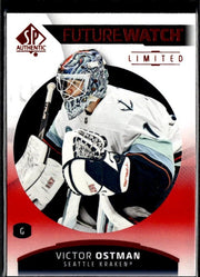 2025-26 UD SP Authentic Future Watch Limited Red Rookie #139 Victor Ostman