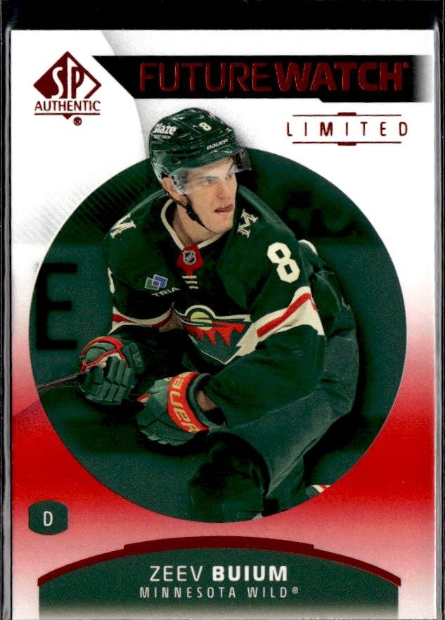 2025-26 SP Authentic SP Authentic Future Watch Limited Limited Red Zeev Buium
