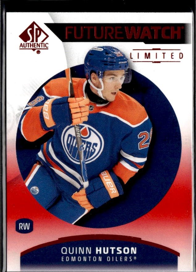 2025-26 SP Authentic SP Authentic Future Watch Limited Limited Red Quinn Hutson
