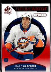 2025-26 SP Authentic SP Authentic Future Watch Limited Red Rookie Marc Gatcomb