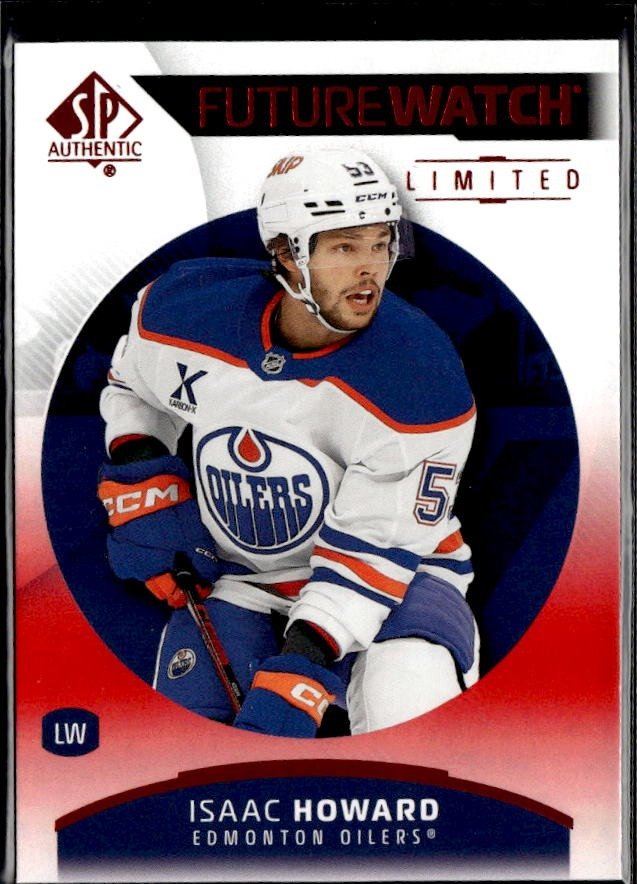 2025-26 SP Authentic Future Watch Limited Red Rookie #181 Isaac Howard