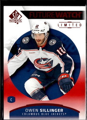 2025-26 SP Authentic SP Authentic Future Watch Limited Red Rookie Owen Sillinger