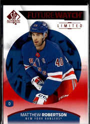 2025-26 SP Authentic SP Authentic Future Watch Limited Red Matthew Robertson