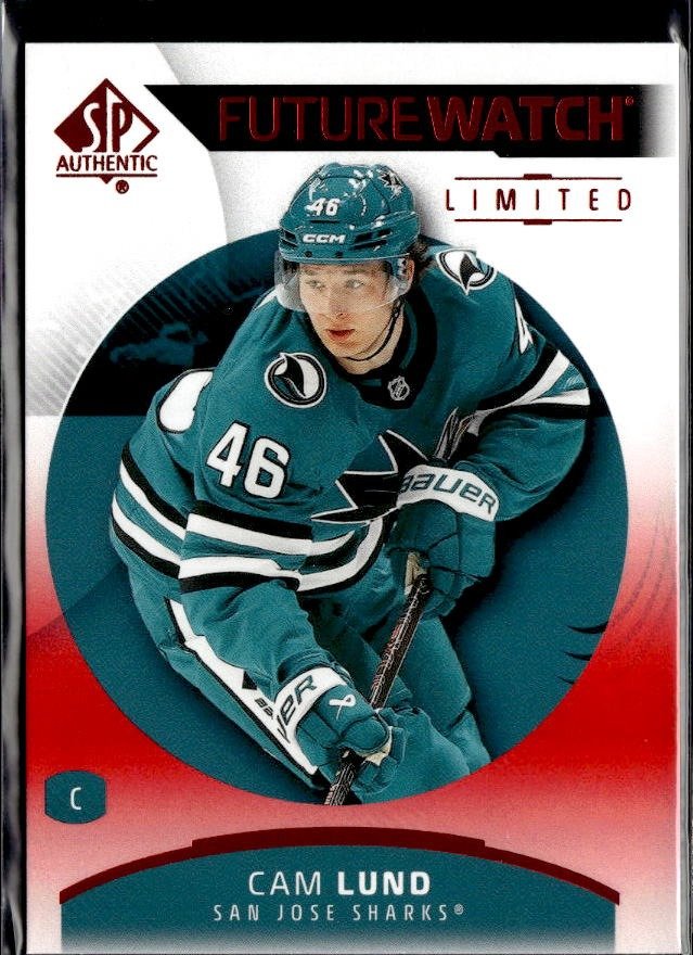 2025-26 SP Authentic SP Authentic Future Watch Limited Red Rookie #127 Cam Lund