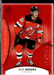 2025-26 Upper Deck SP Authentic Hockey Limited Red #83 Jack Hughes