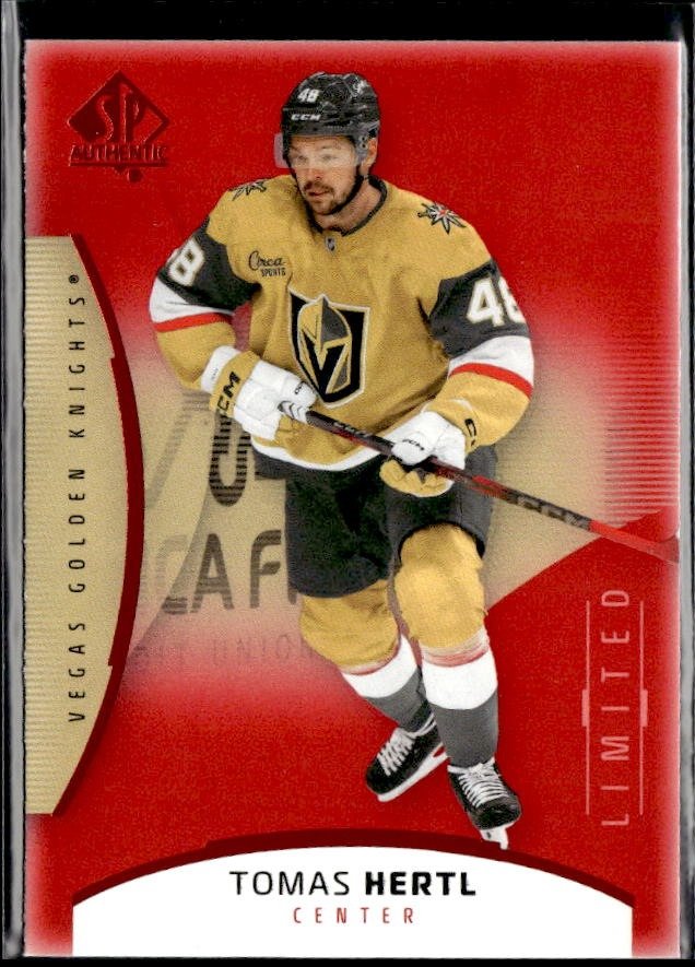 2025-26 Upper Deck SP Authentic Hockey Limited Red #61 Tomas Hertl