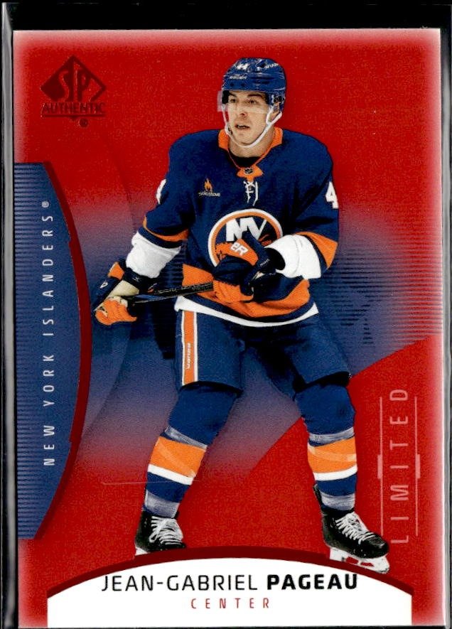 2025-26 UD SP Authentic Hockey Future Watch Limited Red #64 Jean-Gabriel Pageau
