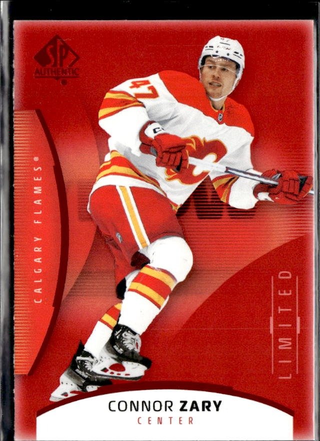 2025-26 Upper Deck SP Authentic Hockey Future Watch Limited Red #58 Connor Zary