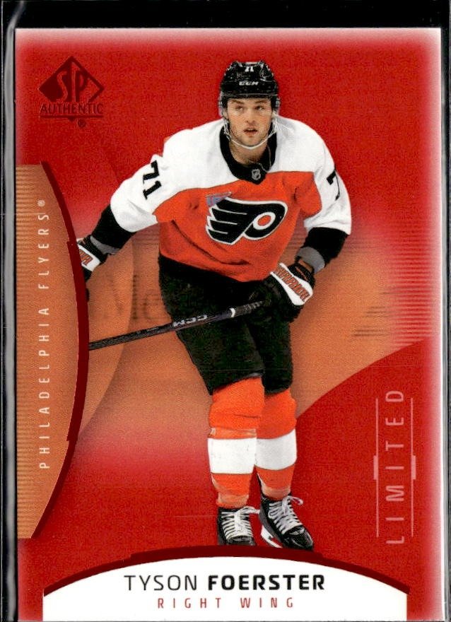 2025-26 Upper Deck SP Authentic Hockey Limited Red #60 Tyson Foerster