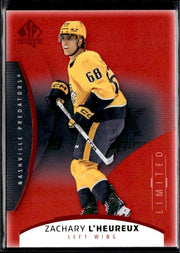 2025-26 Upper Deck SP Authentic Hockey Limited Red Rookie #3 Zachary L'Heureux