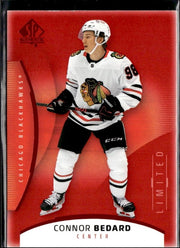 2025-26 Upper Deck SP Authentic Hockey Limited Red #20 Connor Bedard