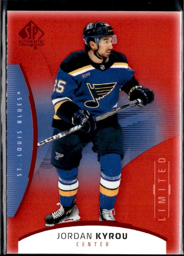 2025-26 Upper Deck SP Authentic Hockey Limited Red #84 Jordan Kyrou