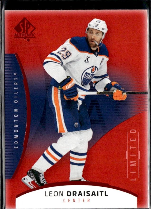 2025-26 Upper Deck SP Authentic Hockey Limited Red #38 Leon Draisaitl