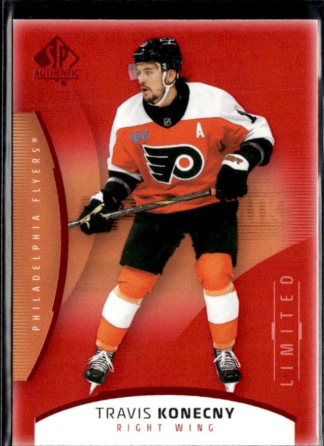 2025-26 Upper Deck SP Authentic Hockey Limited Red #46 Travis Konecny