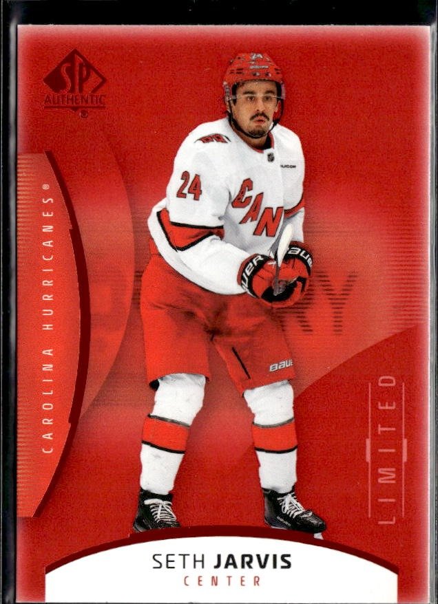 2025-26 Upper Deck SP Authentic Hockey Limited Red #100 Seth Jarvis