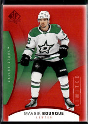 2025-26 Upper Deck SP Authentic Hockey Limited Red #48 Mavrik Bourque