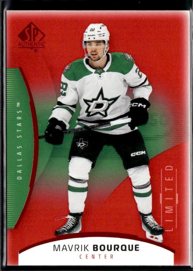 2025-26 Upper Deck SP Authentic Hockey Limited Red #48 Mavrik Bourque