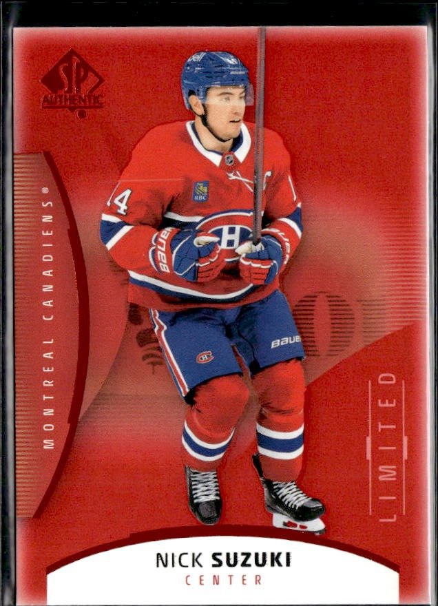 2025-26 Upper Deck SP Authentic Hockey Limited Red #2 Nick Suzuki