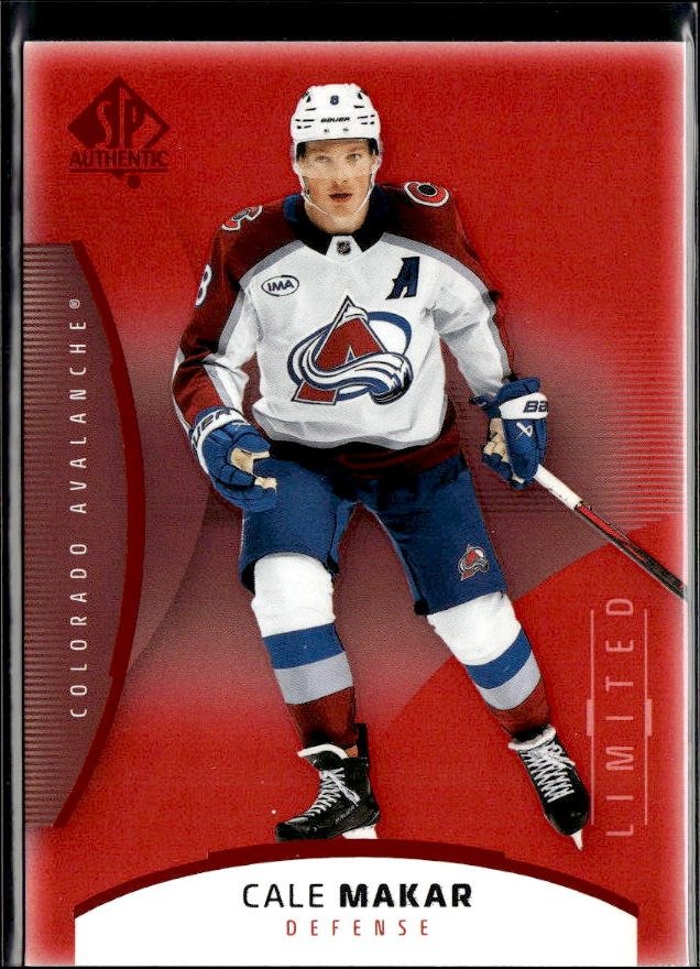 2025-26 Upper Deck SP Authentic Hockey Limited Red #11 Cale Makar