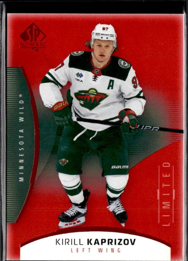 2025-26 Upper Deck SP Authentic Hockey Limited Red #21 Kirill Kaprizov