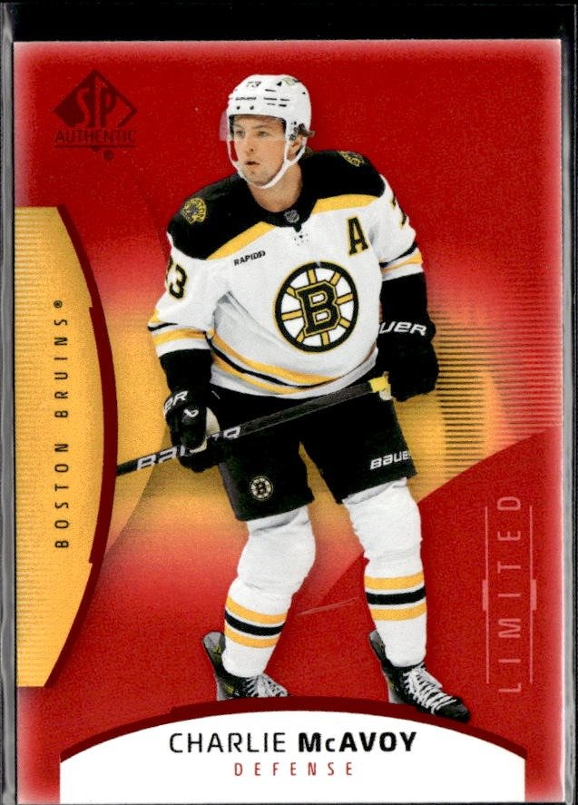 2025-26 SP Authentic Hockey Limited Red #93 Charlie McAvoy
