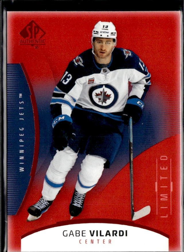 2025-26 Upper Deck SP Authentic Hockey Limited Red #15 Gabe Vilardi