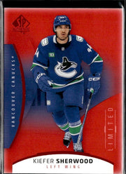 2025-26 Upper Deck SP Authentic Hockey Limited Red #81 Kiefer Sherwood