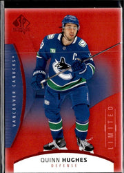 2025-26 Upper Deck SP Authentic Hockey Limited Red #92 Quinn Hughes